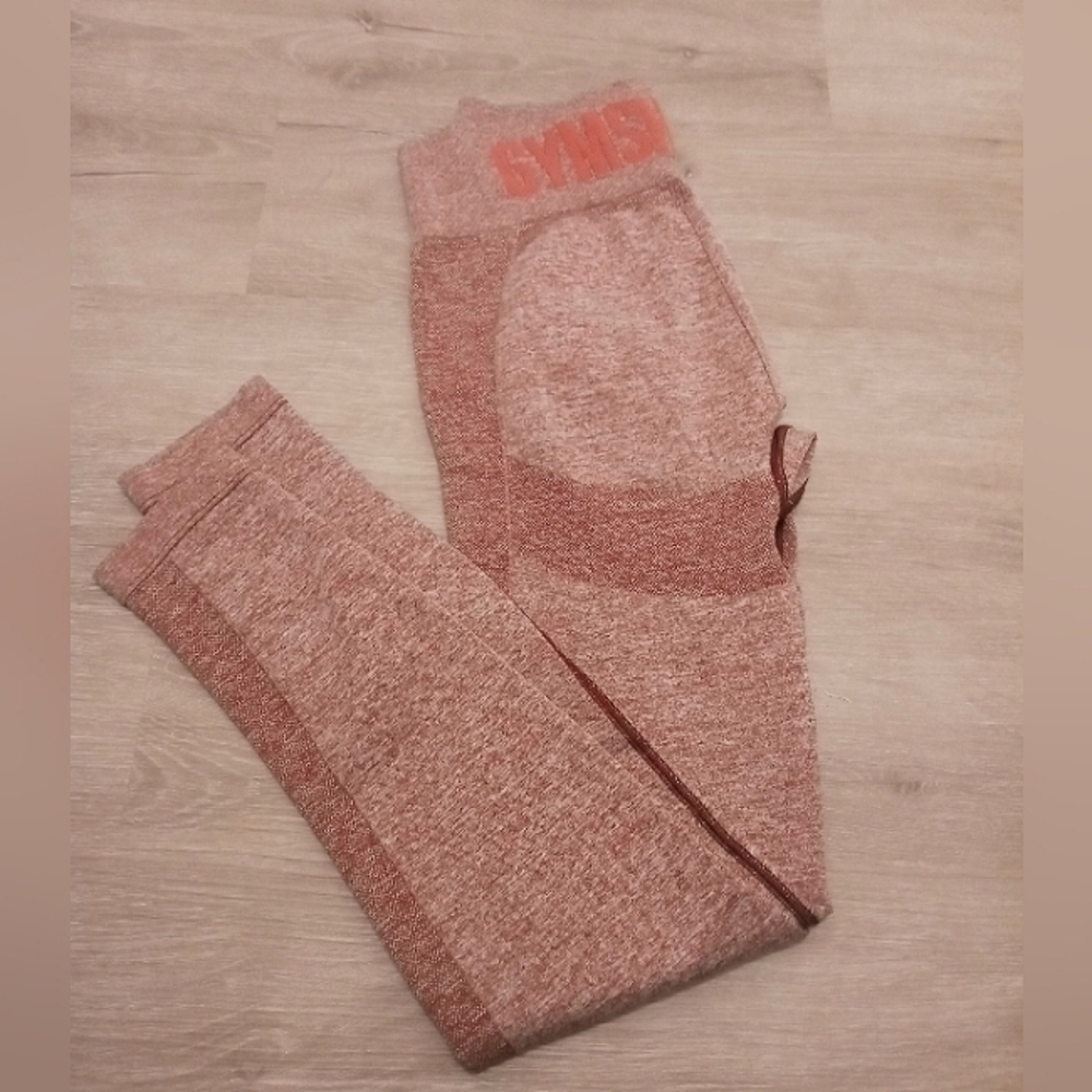 Gymshark Flex High Waist Leggings RubyBrush Nude Size medium